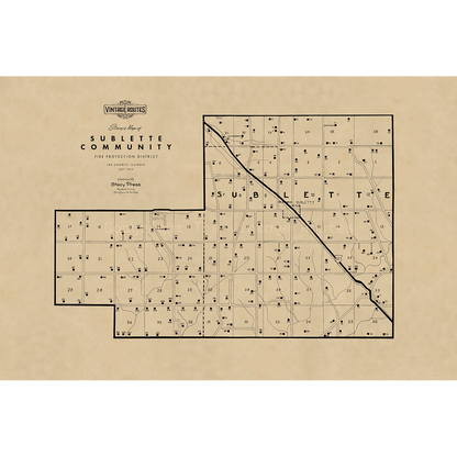 Sublette Community, IL 1953